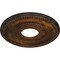 Ekena Millwork Valeriano Ceiling Medallion (Fits Canopies up to 6 1/4"), 12 1/8"OD x 3 5/8"ID x 3/4"P, Rust CM12VARUS - alternate 4